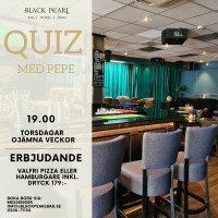 The Black Pearl menu