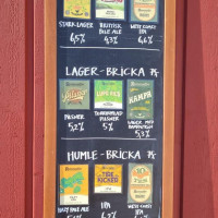Remmarlöv Gårdsbryggeri menu