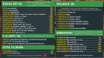 La Pizza menu